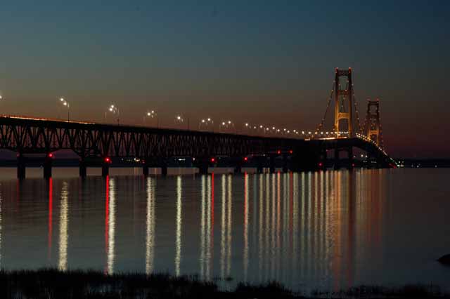the Mackinaw Bridge